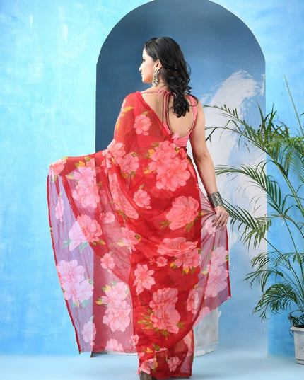 DESH BIDESH Floral Printed Saree