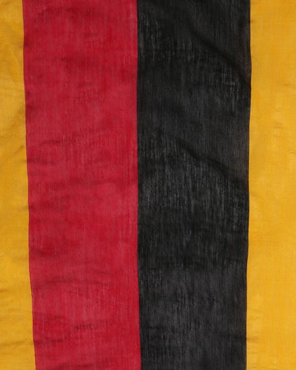 DESH BIDESH Striped Silk Cotton Saree: Vibrant, Premium Quality, Traditional Indian Attire