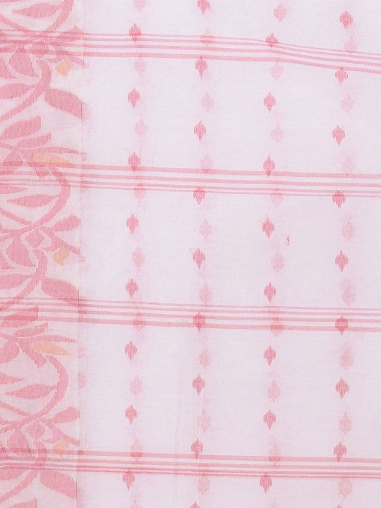 DESH BIDESH Floral Zari Pure Cotton Saree