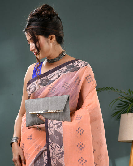 Handloom Cotton Tant Saree for Women – Parnashree Design