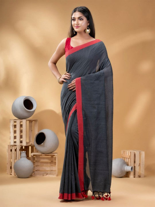 DESH BIDESH Pure Cotton Saree: Lightweight, Elegant, and Comfortable Daily Wear