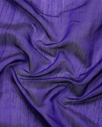 Exquisite Striped Silk Cotton Saree in Royal Blue and Lush Green