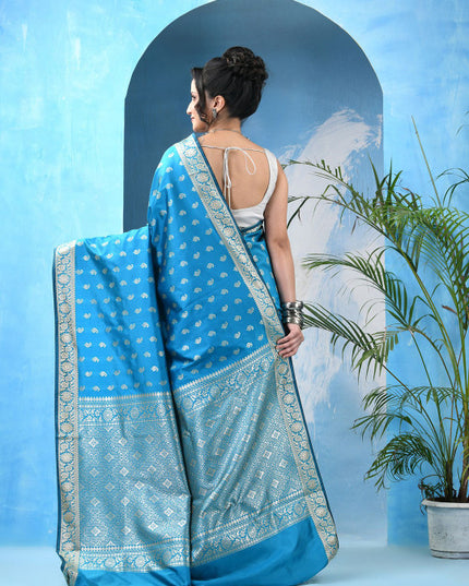 DESH BIDESH Woven Design Zari Kanjeevaram Saree