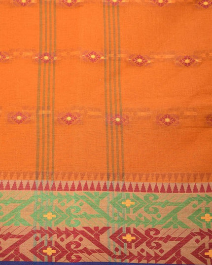DESH BIDESH Pure Cotton Woven Design Saree with Intricate Border