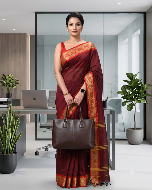 Women`s cotton sarees for women latest, Prema Design party, wear georgette saree farewell wedding, function linen handloom New fancy saree daily, wear silk cotton sarees (Canberry)