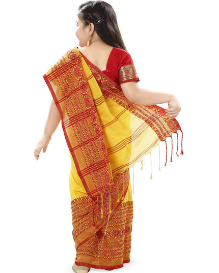 DESH BIDESH Woven Design Pure Cotton Khadi Sarees