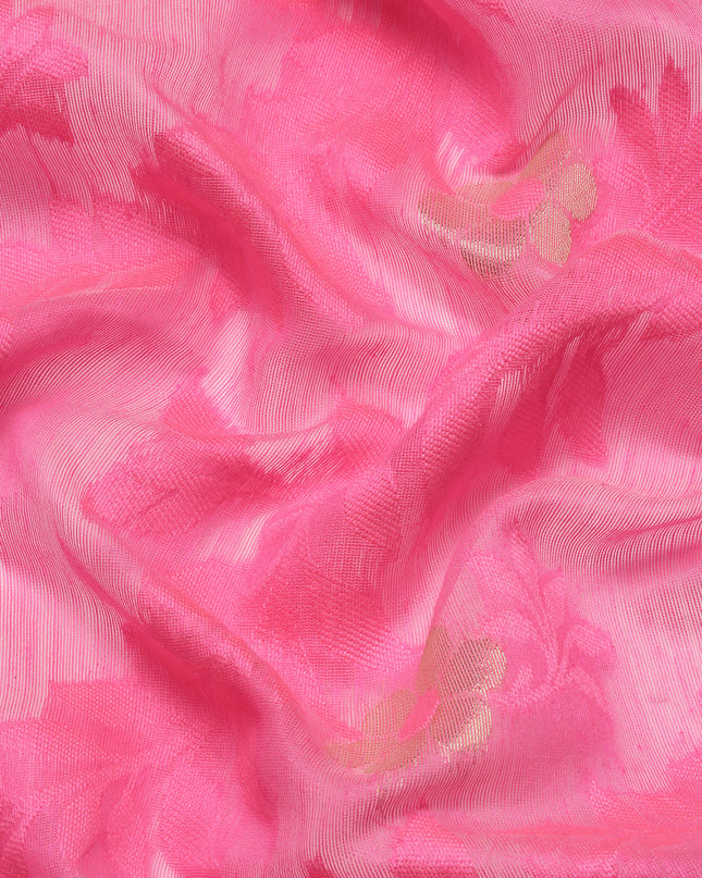 Women’s Bengal Handloom Soft Dhakai Jamdani Cotton Saree – Pink White