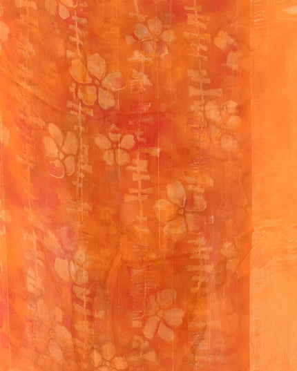 DESH BIDESH Noor-e-Zari Floral Printed Zari Saree