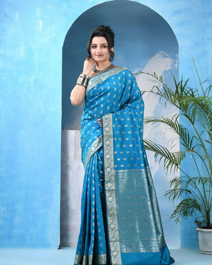 DESH BIDESH Woven Design Zari Kanjeevaram Saree