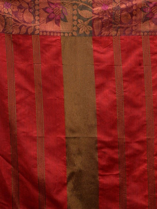 DESH BIDESH Woven Design Zari Saree