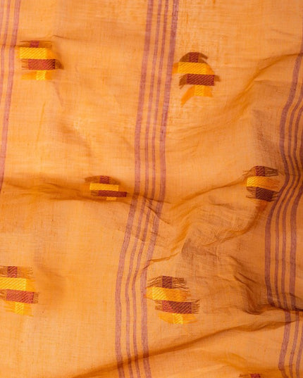 DESH BIDESH Woven Design Pure Cotton Taant Saree
