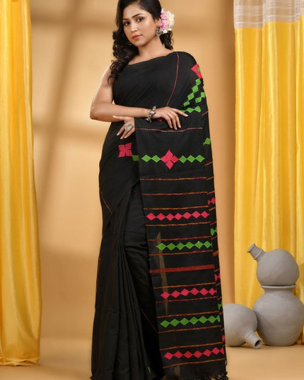 DESH BIDESH Patchwork Pure Cotton Saree