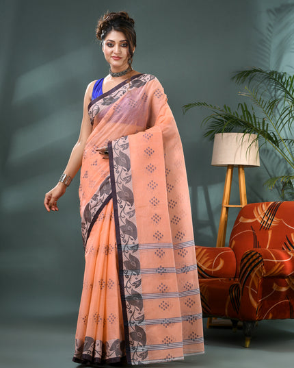Handloom Cotton Tant Saree for Women – Parnashree Design