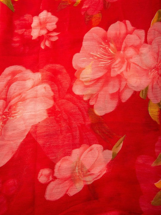DESH BIDESH Floral Printed Saree