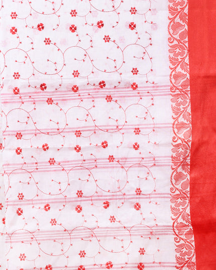 Exquisite Woven Pure Cotton Saree: Timeless Elegance with Authentic Craftsmanship