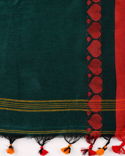 Women’s Traditional Bengali Tant Handloom Cotton Saree – Loveria Design