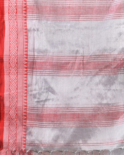 Women's Party Wear Suvarna Rekha Design Tissue Silk Saree with Blouse Piece