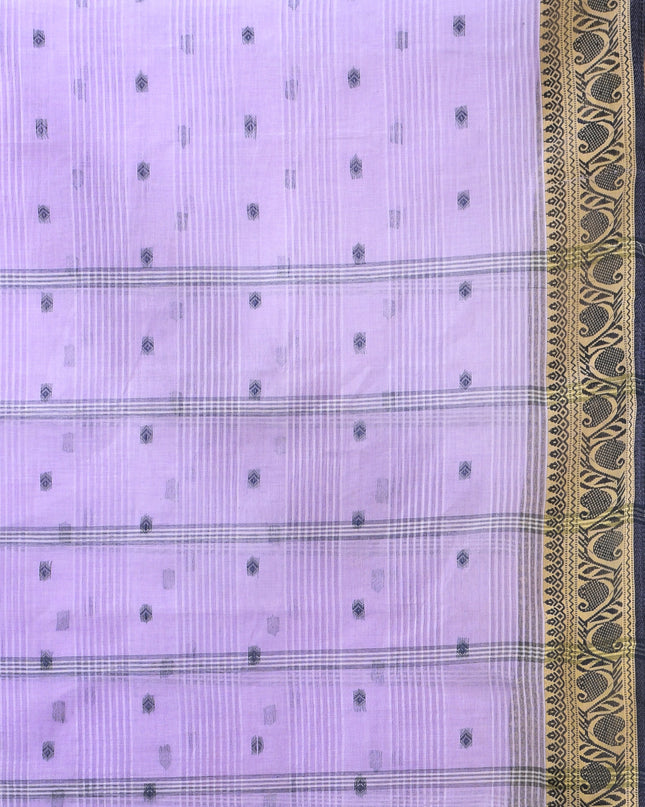 Pure Cotton Handloom Kolkabuti Leela Design Tant Saree