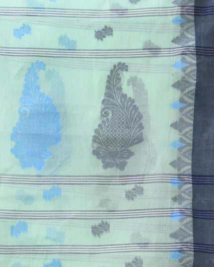 Women Pure Cotton Handloom Tant Saree – Patralekha Design (No Blouse Piece)