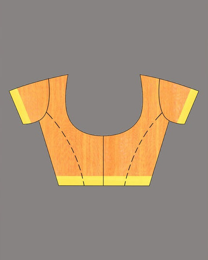 DESH BIDESH Pink & Yellow Silk Cotton Sequinned Saree