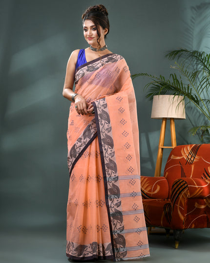 Handloom Cotton Tant Saree for Women – Parnashree Design