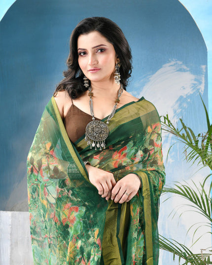 DESH BIDESH Floral Printed Saree