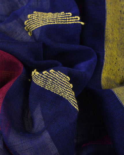 Desh Bidesh Pure Cotton Woven Design Handloom Taant Saree