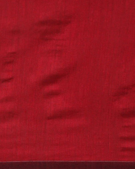 Exquisite Dual-Tone Silk Cotton Saree with Tassel Embellishments and Unstitched Blouse Piece