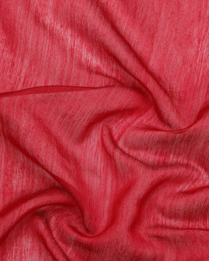 Exquisite Dual-Tone Silk Cotton Saree with Tassel Embellishments and Unstitched Blouse Piece