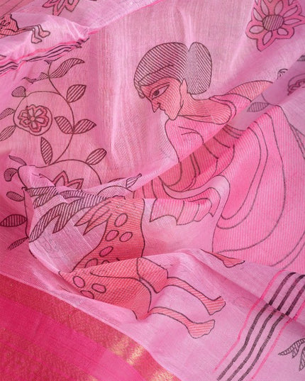 Woven Design Pure Cotton Shakuntala Printed Taant Saree