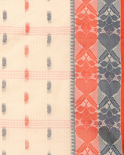 DESH BIDESH Woven Design Pure Cotton Taant Saree