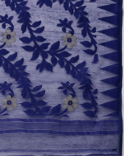 DESH BIDESH Floral Pure Cotton Taant Saree