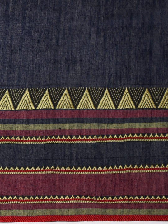 DESH BIDESH Printed Pure Cotton Khadi Saree