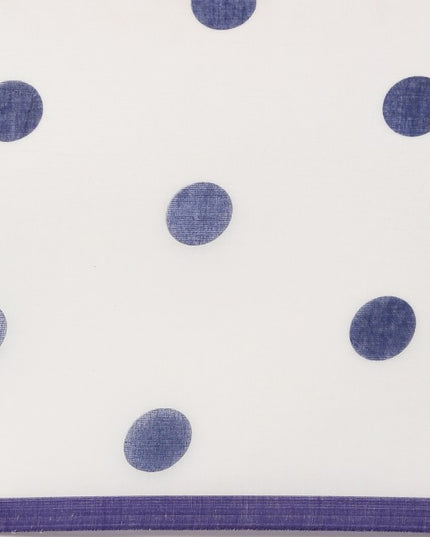 DESH BIDESH Polka Dot Pure Cotton Taant Saree