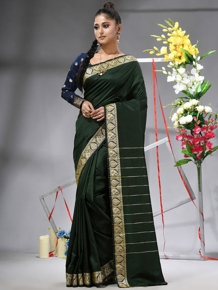DESH BIDESH Women Woven Design Silk Saree - Elegant Traditional Indian Attire