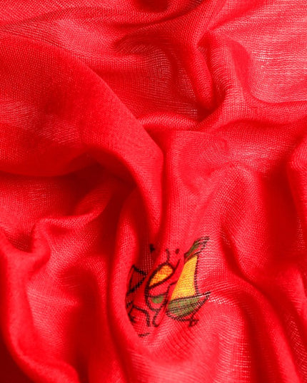 DESH BIDESH Warli Pure Cotton Taant Saree