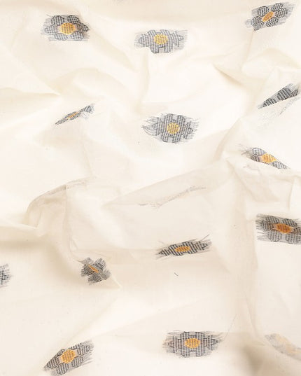 DESH BIDESH Ethnic Motifs Pure Cotton Taant Saree