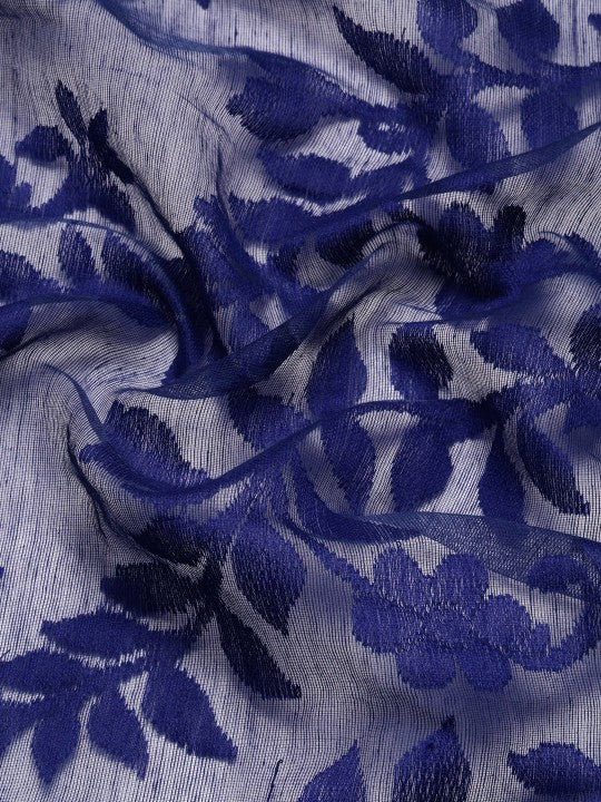 DESH BIDESH Floral Pure Cotton Taant Saree