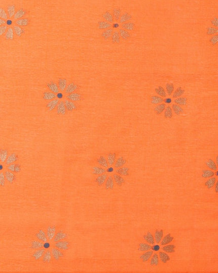 DESH BIDESH Woven Design Ethnic Motifs Pure Cotton Khadi Saree