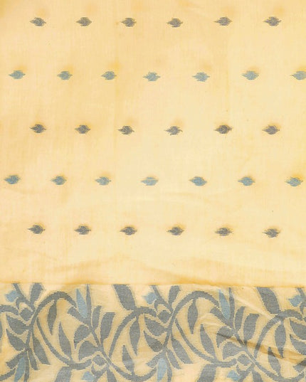 DESH BIDESH Ethnic Motifs Pure Cotton Taant Saree