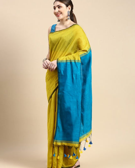 Ghicha Colourblocked Cotton Silk Saree: Elegant, Lightweight, and Versatile Indian Attire