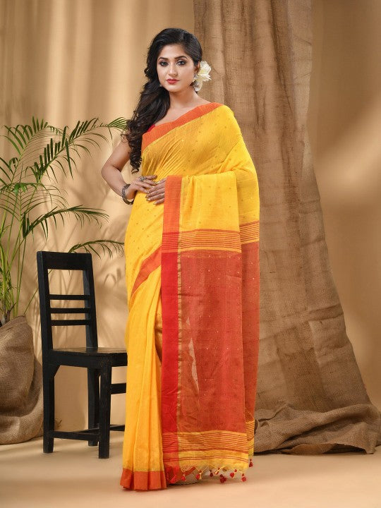 DESH BIDESH Embellished Sequinned Saree