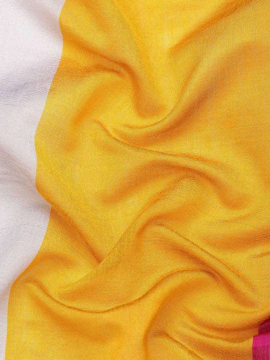 DESH BIDESH Striped Silk Cotton Saree: Vibrant, Elegant, Traditional Indian Attire for Women