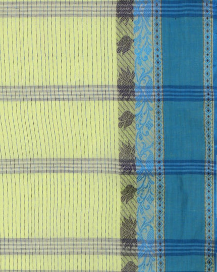 DESH BIDESH Woven Design Pure Cotton Taant Saree
