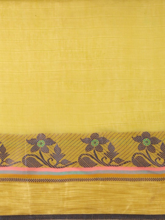 DESH BIDESH Woven Design Pure Cotton Taant Saree