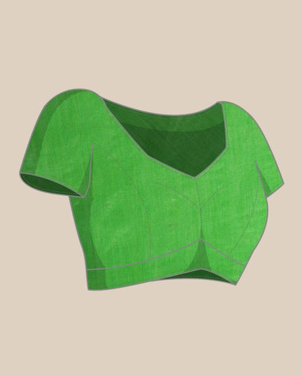 DESH BIDESH Woven Design Ethnic Motifs Pure Cotton Khadi Saree