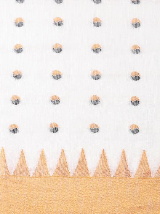 DESH BIDESH Woven Design Pure Cotton Saree