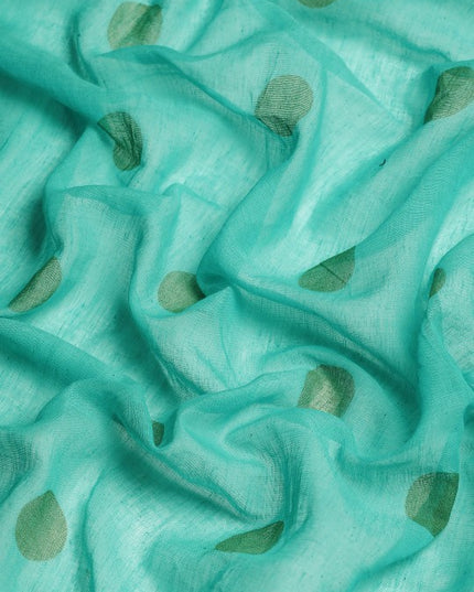 DESH BIDESH Polka Dots Pure Cotton Taant Saree