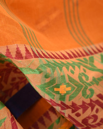 DESH BIDESH Pure Cotton Woven Design Saree with Intricate Border