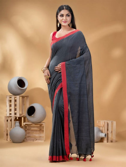 DESH BIDESH Pure Cotton Saree: Lightweight, Elegant, and Comfortable Daily Wear
